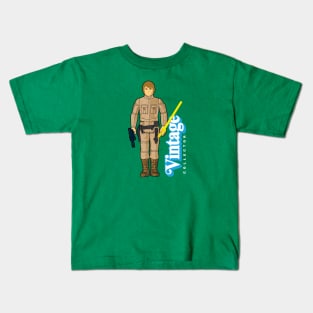 Vintage Collector - Bespin Fatigues (Brown Hair) Kids T-Shirt